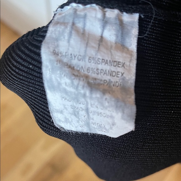 bebe Black & Grey V-Neck Mini Dress – Size S - Picture 4 of 16